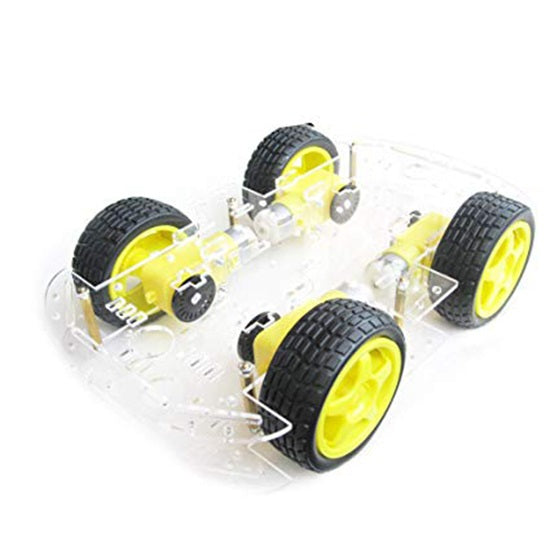 4 Wheel Robot Smart Car Chassis Kit