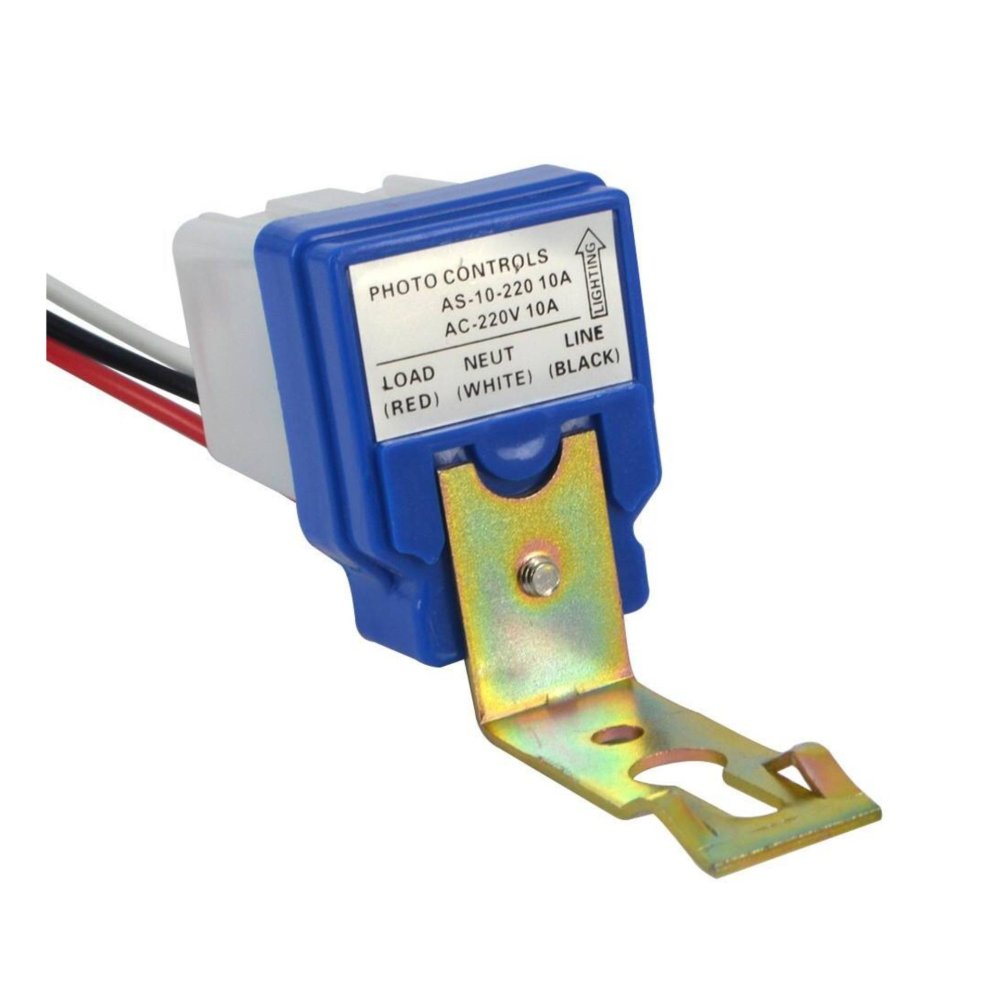 Automatic ON/OFF street Lights switch 220/vac 10 A 50/60 Hz photo cell