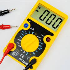 DT700D LCD Digital Multimeter Buzzer Capacitance Volt Ohm Tester Ampere AC/DC