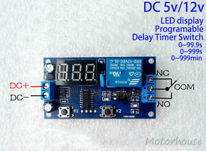 Dc 12V Digital Time Relay Module Incubator Timer Module Yya-3