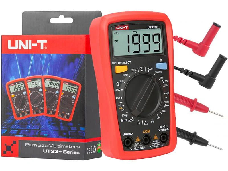 Digital Multimeter UT33B+ With Buzzer & Backlight Palm Size