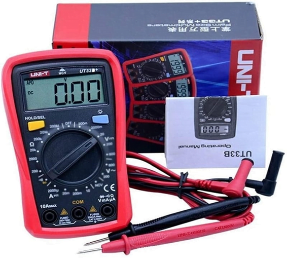 Digital Multimeter UT33B+ With Buzzer & Backlight Palm Size