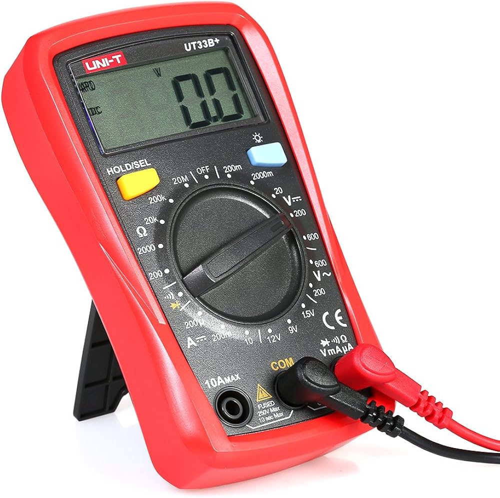 Digital Multimeter UT33B+ With Buzzer & Backlight Palm Size