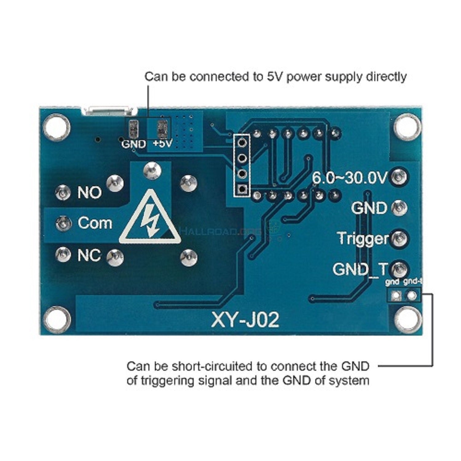 HW-521 Timer Relay 6 To 30V Adjustable Timer Delay Timer in Pakistan