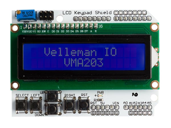 LCD Keypad Shield LCD1602 For Arduino