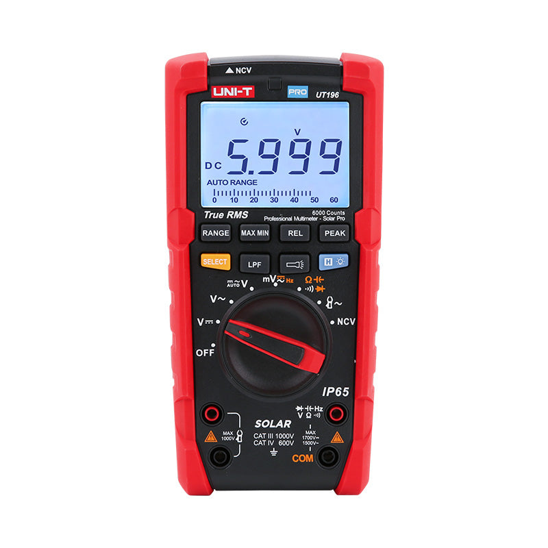 UNI-T UT196 1700V DC True RMS Multimeter – Solar Pro