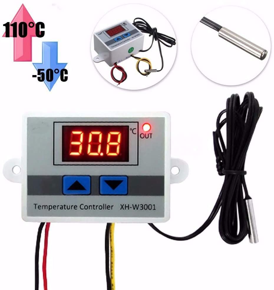 220V 10A Digital Temperature Controller XH-W3001
