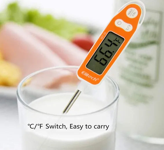 WT-10 Meat Digital Thermometer with Instant Read LCD Screen Elitech